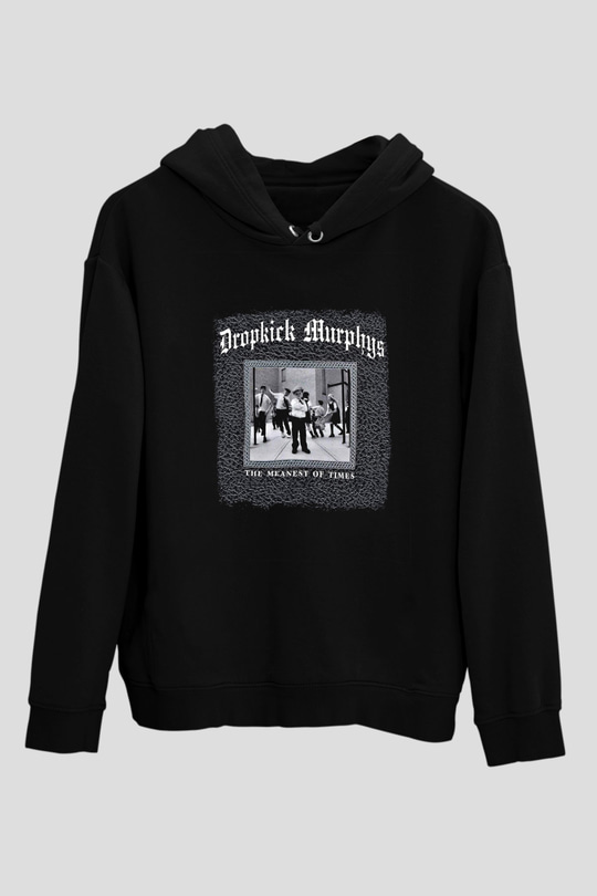 Dropkick Murphys Baskılı Unisex Siyah Hoodie