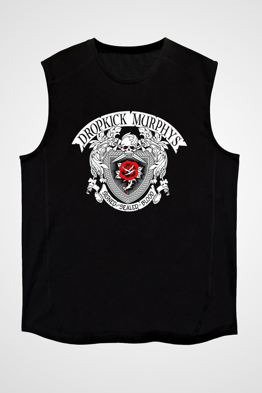 Dropkick Murphys Siyah Unisex Kolsuz Tişört