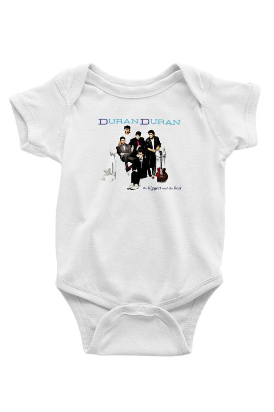 Duran Duran Baskılı Unisex Beyaz Bebek Body - Zıbın