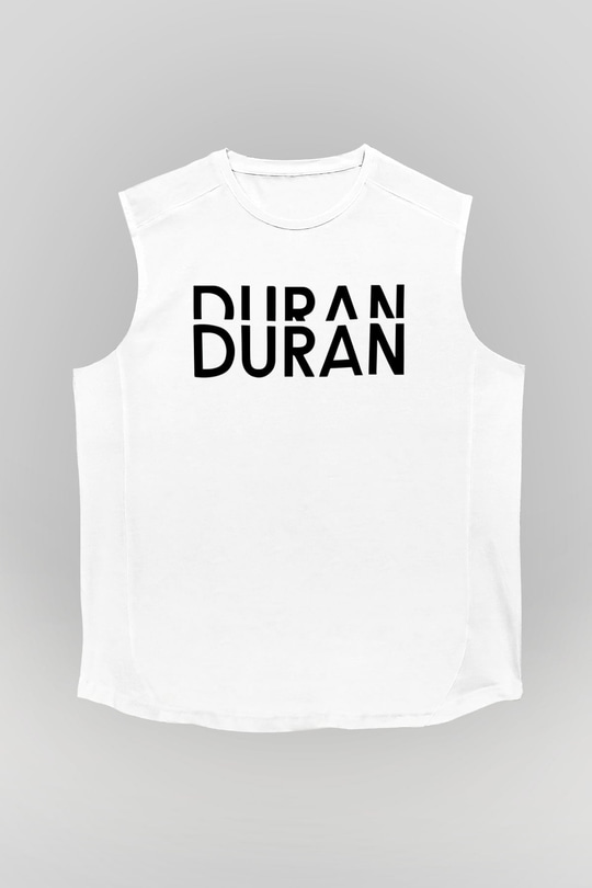 Duran Duran Beyaz Unisex Kolsuz Tişört