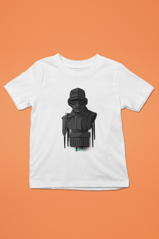 Eazy-E Beyaz Unisex Çocuk Tişört