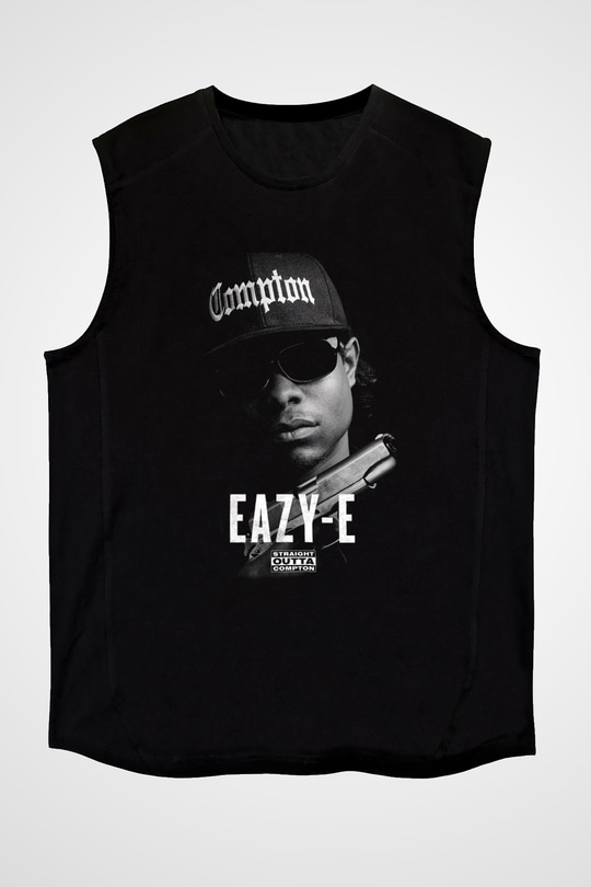 Eazy-E Siyah Unisex Kolsuz Tişört