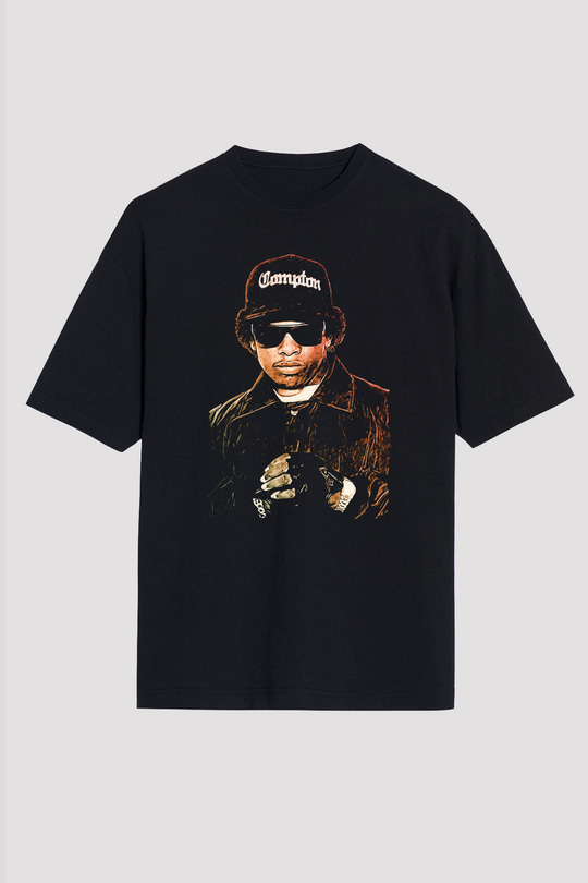 Eazy-E Siyah Unisex Tişört T-Shirt - TişörtFabrikası