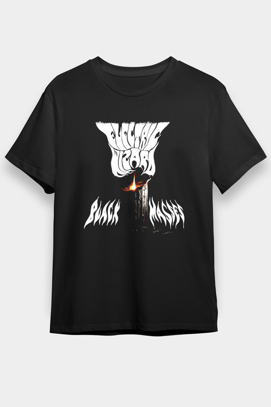 Electric Wizard Baskılı Unisex Siyah Tişört - Tshirt