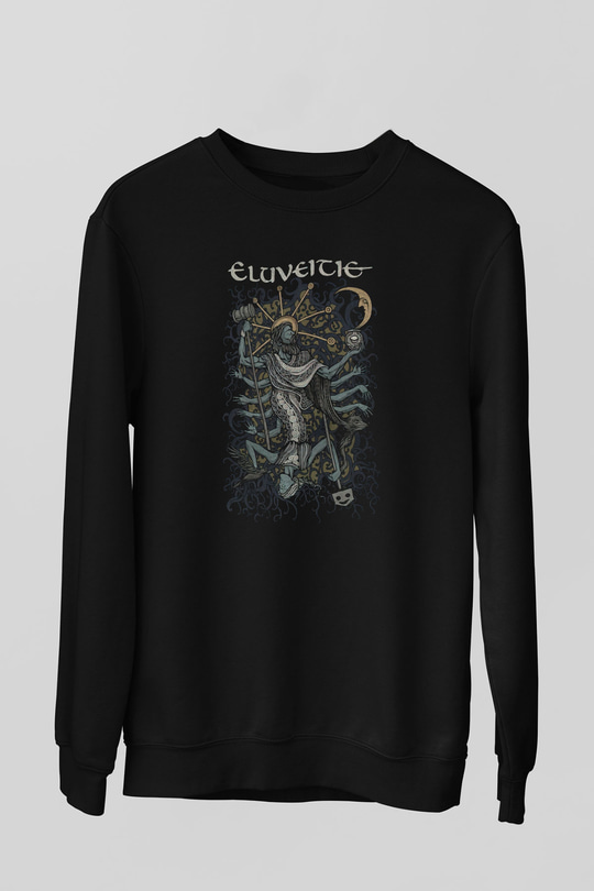 Eluveitie Siyah Unisex Sweatshirt