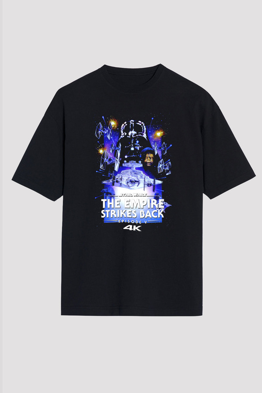Empire Strikes Back Siyah Unisex Tişört