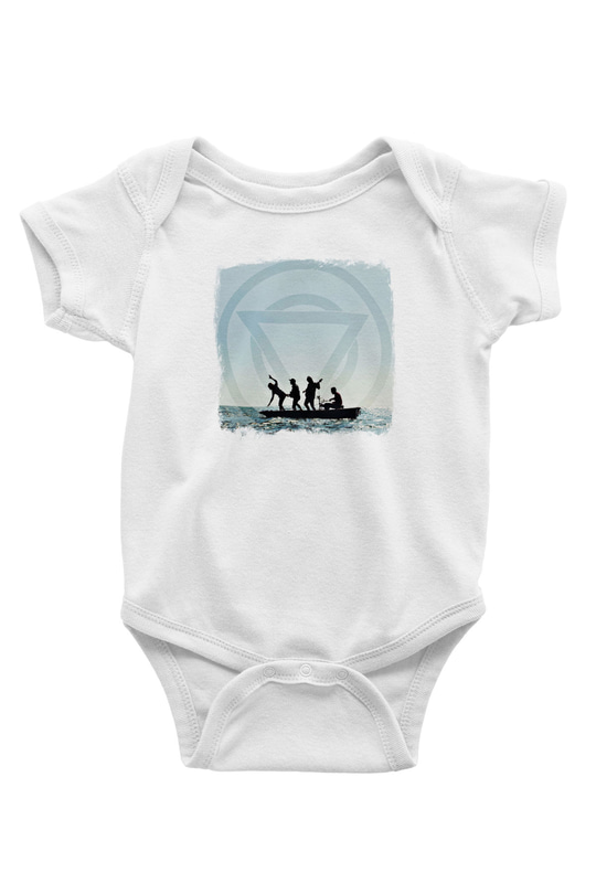 Enter Shikari Baskılı Unisex Beyaz Bebek Body - Zıbın