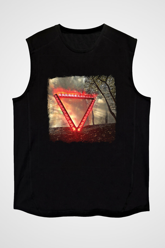 Enter Shikari Baskılı Unisex Siyah Kolsuz Tişört