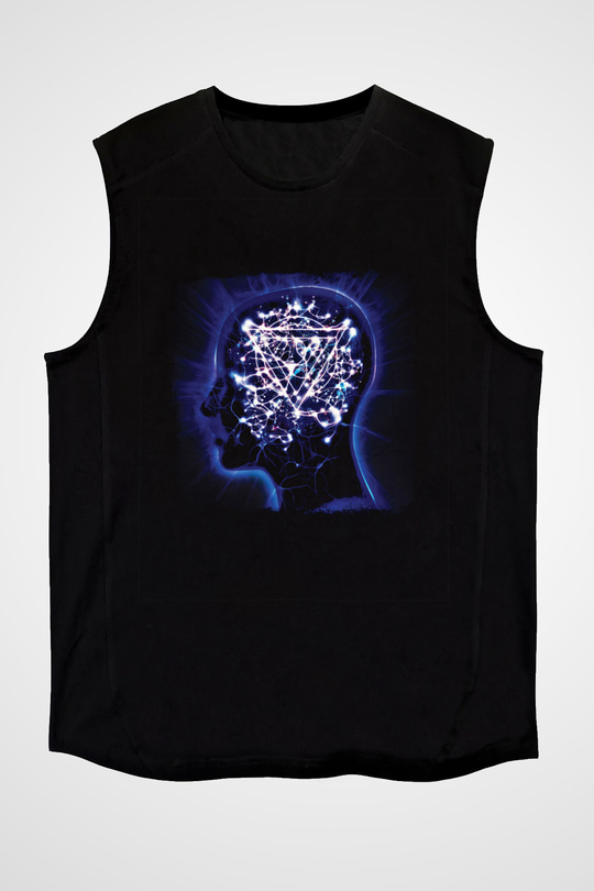 Enter Shikari Baskılı Unisex Siyah Kolsuz Tişört