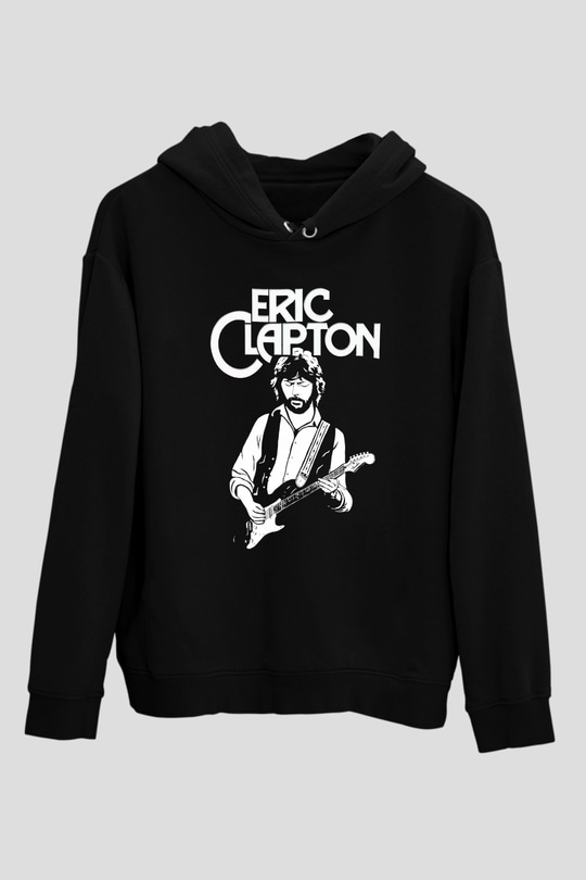 Eric Clapton Siyah Unisex Hoodie