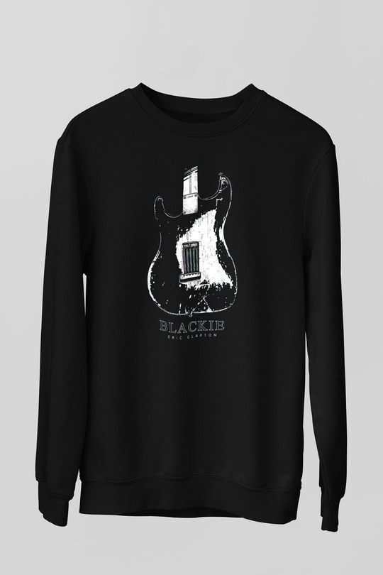 Eric Clapton Siyah Unisex Sweatshirt