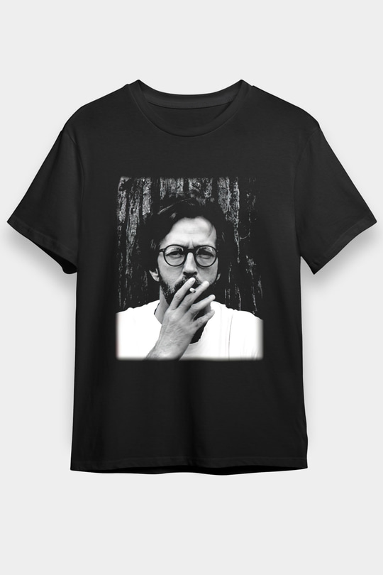 Eric Clapton Siyah Unisex Tişört T-Shirt - TişörtFabrikası