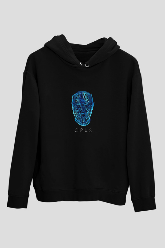 Eric Prydz Baskılı Unisex Siyah Hoodie