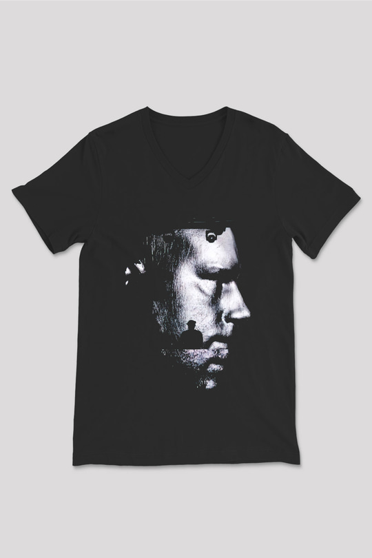 Eric Prydz Siyah Unisex V Yaka Tişört T-Shirt