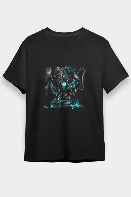 Excision Baskılı Unisex Siyah Tişört