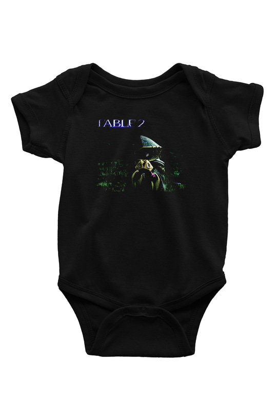 Fable Siyah Bebek Body - Zıbın