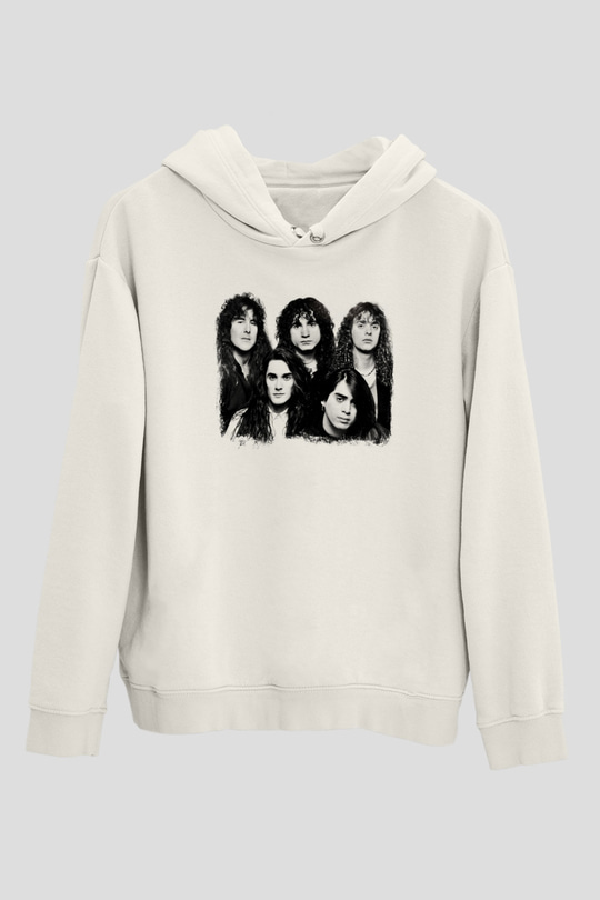 Fates Warning Baskılı Unisex Beyaz Hoodie