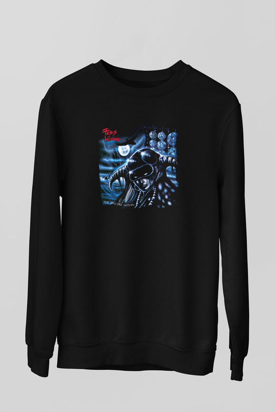 Fates Warning Baskılı Unisex Siyah Sweatshirt