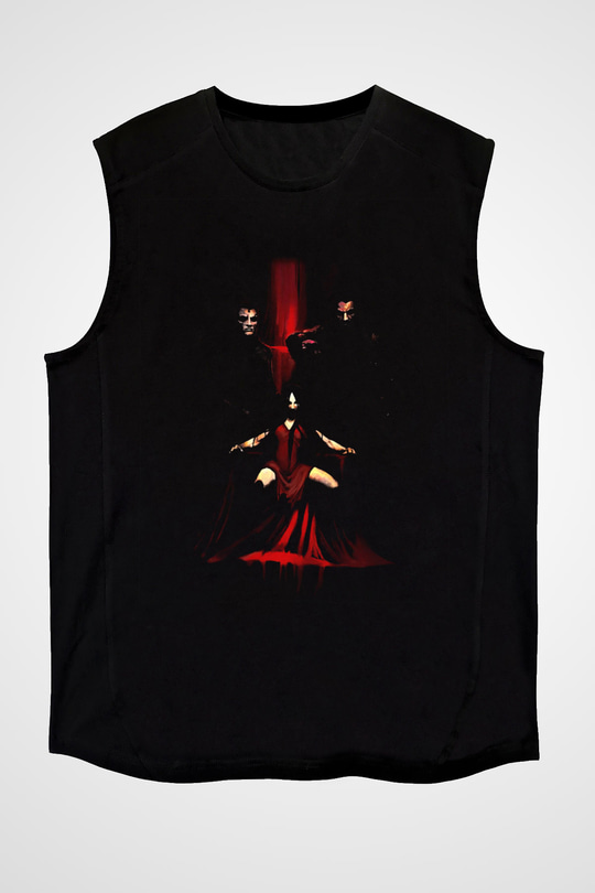 Fear Siyah Unisex Kolsuz Tişört
