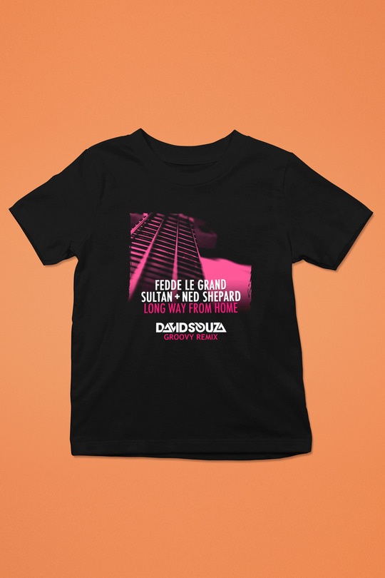 Fedde Le Grand Siyah Unisex Çocuk Tişört