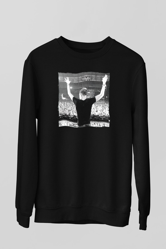 Fedde Le Grand Siyah Unisex Sweatshirt
