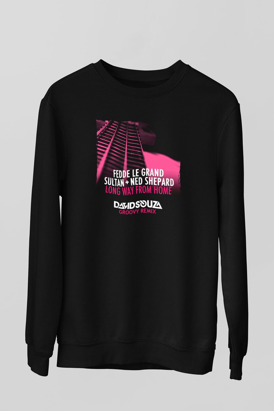 Fedde Le Grand Siyah Unisex Sweatshirt