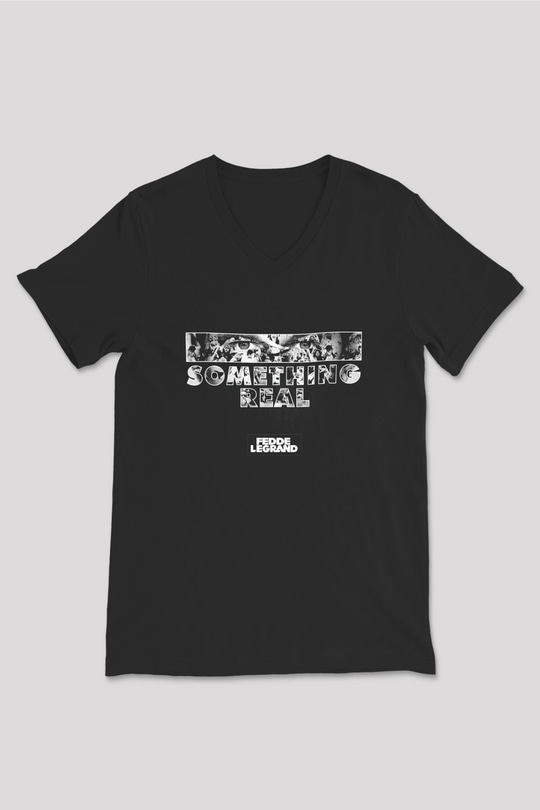 Fedde Le Grand Siyah Unisex V Yaka Tişört