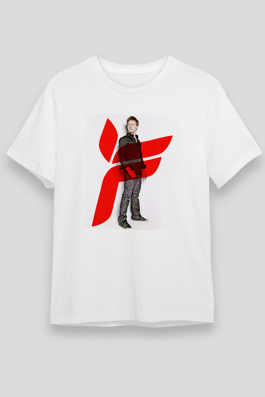 Ferry Corsten Beyaz Unisex Tişört T-Shirt - TişörtFabrikası