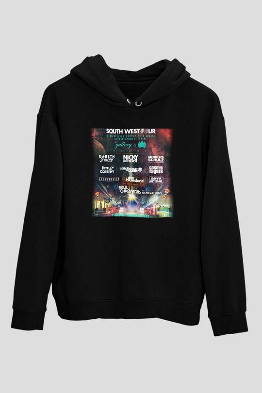 Ferry Corsten Siyah Unisex Hoodie