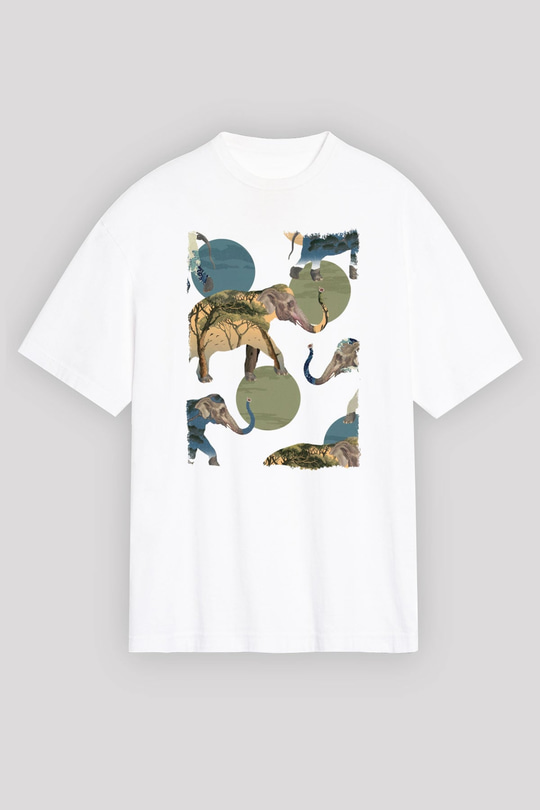 Fil Beyaz Unisex Tişört T-Shirt - TişörtFabrikası