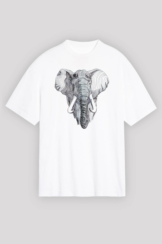 Fil Beyaz Unisex Tişört T-Shirt - TişörtFabrikası