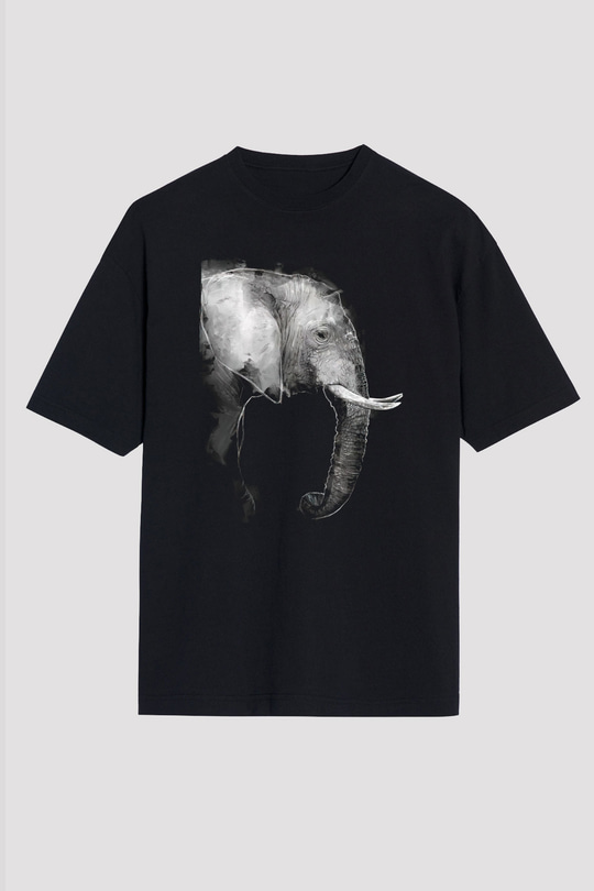 Fil Siyah Unisex Tişört T-Shirt - TişörtFabrikası