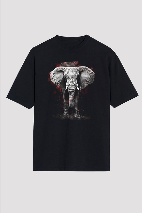 Fil Siyah Unisex Tişört T-Shirt - TişörtFabrikası