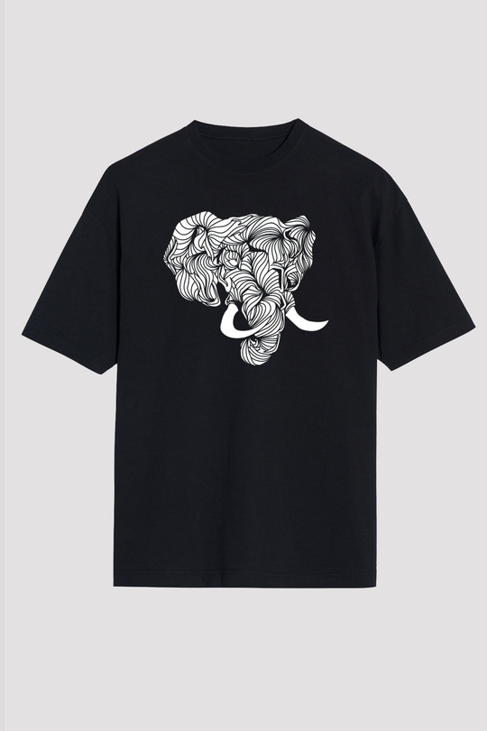 Fil Siyah Unisex Tişört T-Shirt - TişörtFabrikası