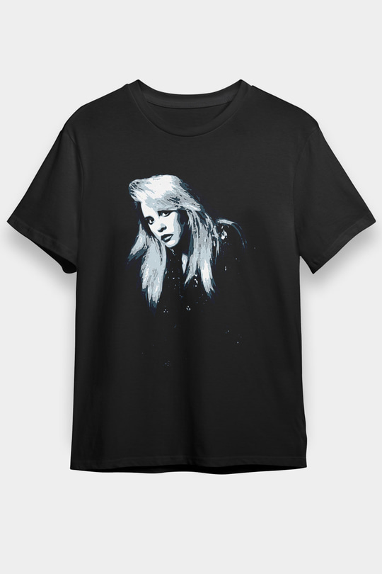 Fleetwod Mac Baskılı Unisex Siyah Tişört - Tshirt