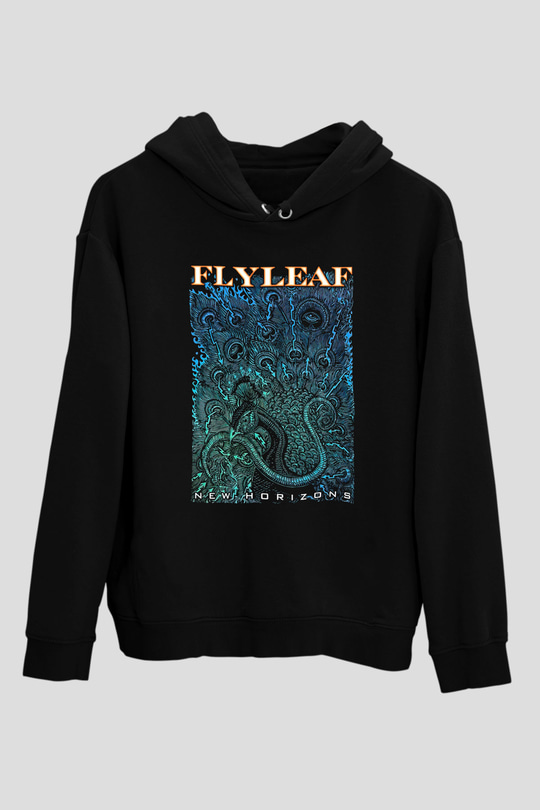Flyleaf Siyah Unisex Hoodie
