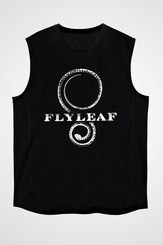 Flyleaf Siyah Unisex Kolsuz Tişört