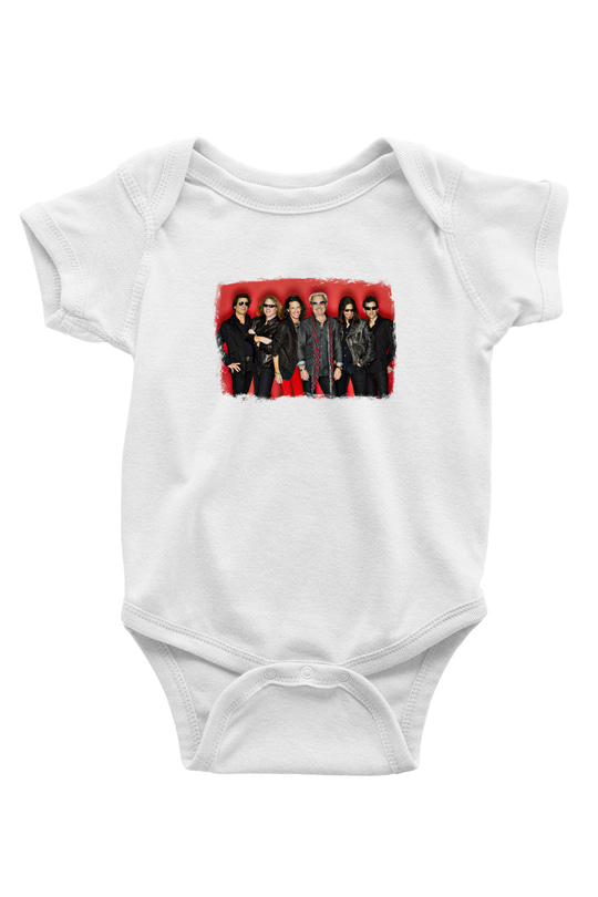 Foreigner Baskılı Unisex Beyaz Bebek Body - Zıbın