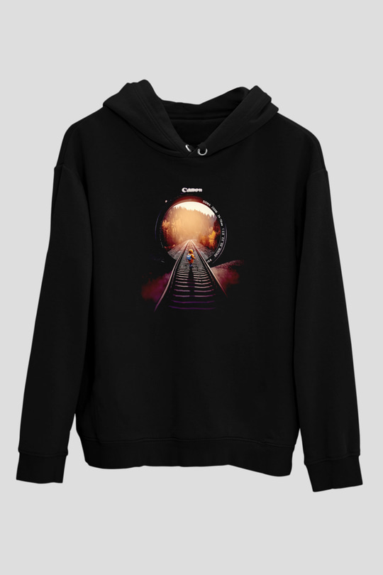 Fotoğrafçılık Sanatı TemalıSiyah  Unisex Hoodie