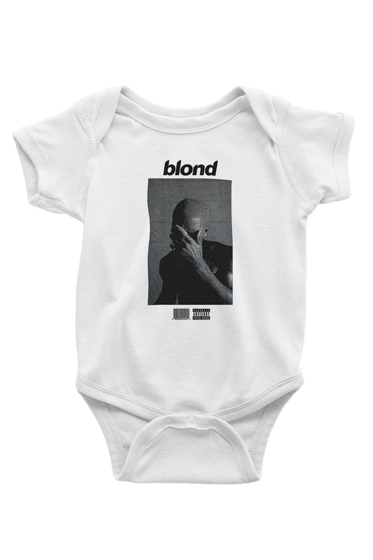 Frank Ocean Baskılı Beyaz Unisex Bebek Body - Zıbın