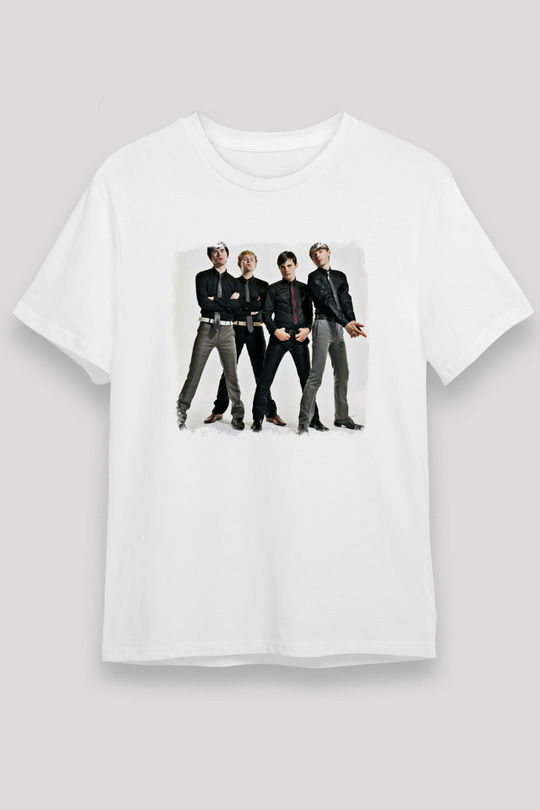 Franz Ferdinand Baskılı Unisex Beyaz Tişört