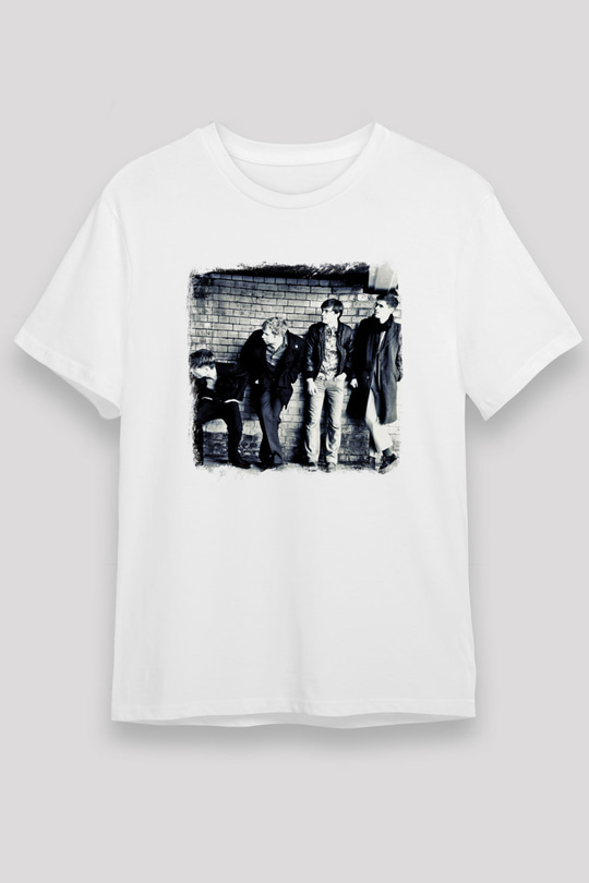 Franz Ferdinand Baskılı Unisex Beyaz Tişört