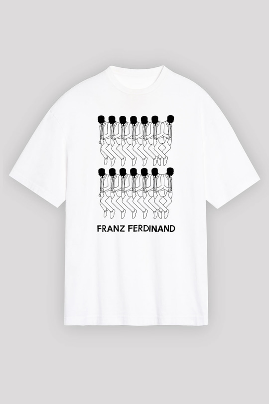 Franz Ferdinand Beyaz Unisex Oversize Tişört T-Shirt