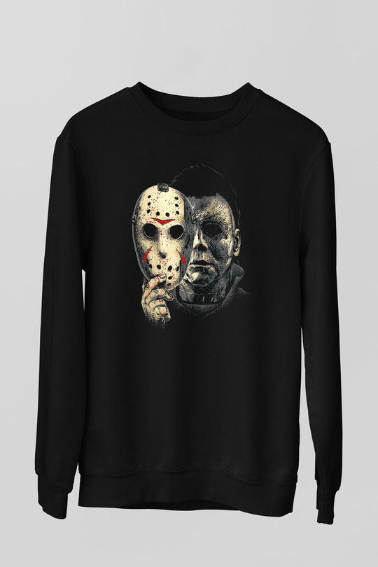 Friday the 13th 13.Cuma Siyah Unisex  Sweatshirt