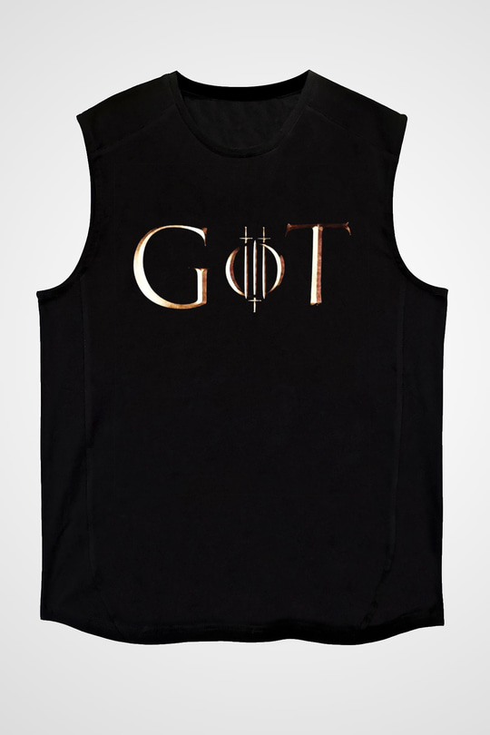 Game of Thrones Siyah Unisex Kolsuz Tişört