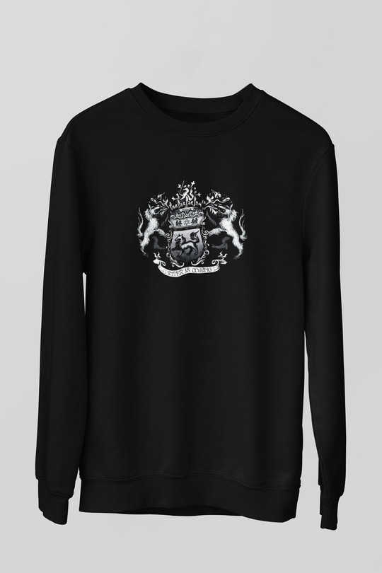 Game of Thrones Siyah Unisex Sweatshirt