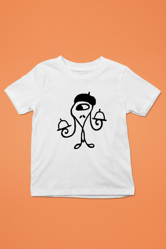 Garson Beyaz Unisex Çocuk Tişört
