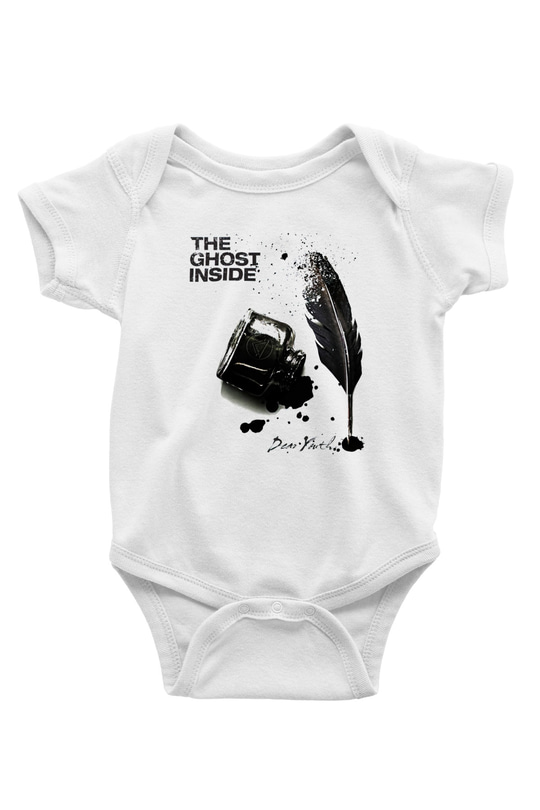 Ghost Inside Baskılı Beyaz Unisex Bebek Body - Zıbın