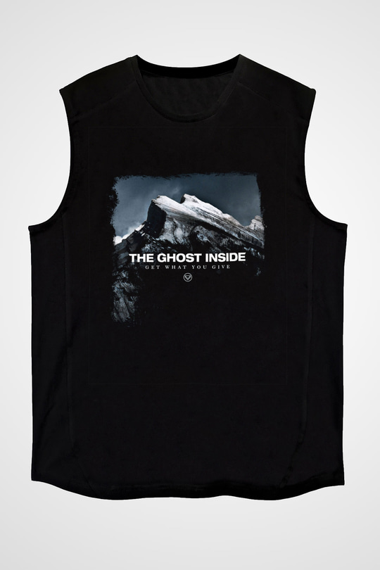 Ghost Inside Baskılı Unisex Siyah Kolsuz Tişört