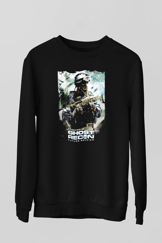 Ghost Recon Siyah Unisex Sweatshirt